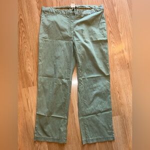 Anthropologie Olive Chinos